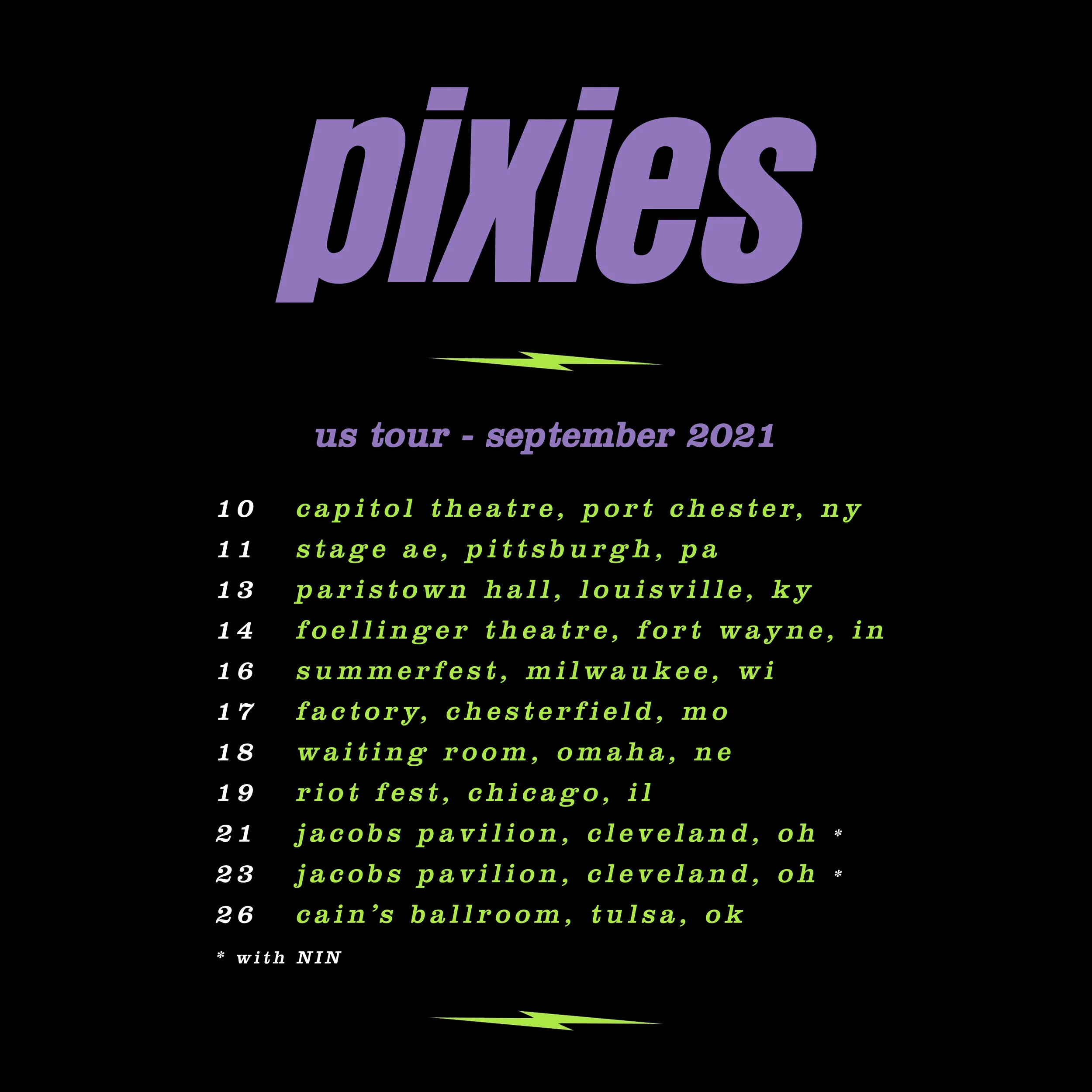 PIXIES - News
